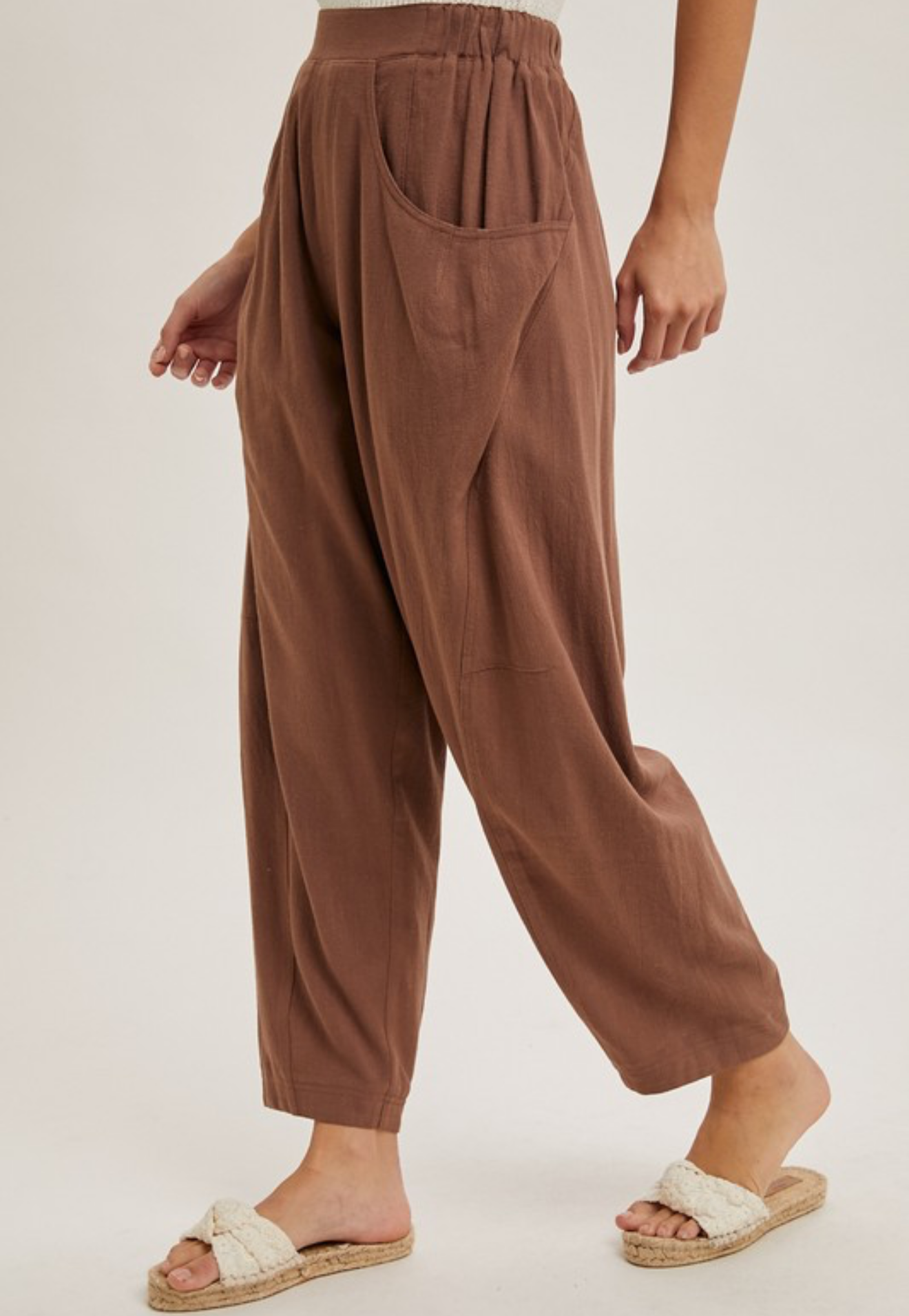 Relaxed Pull On Pant