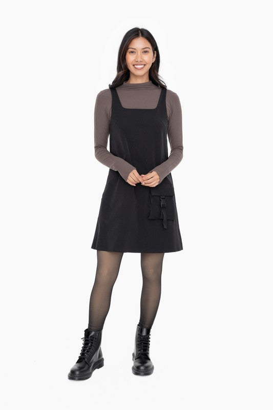 A-line Pinafore Dress