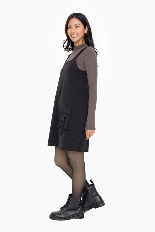 A-line Pinafore Dress