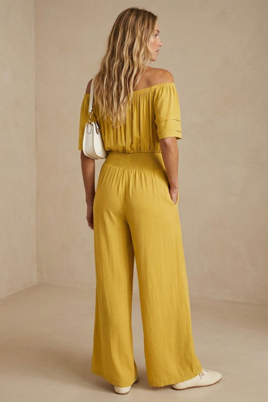 Off The Shoulder Jumpsuit