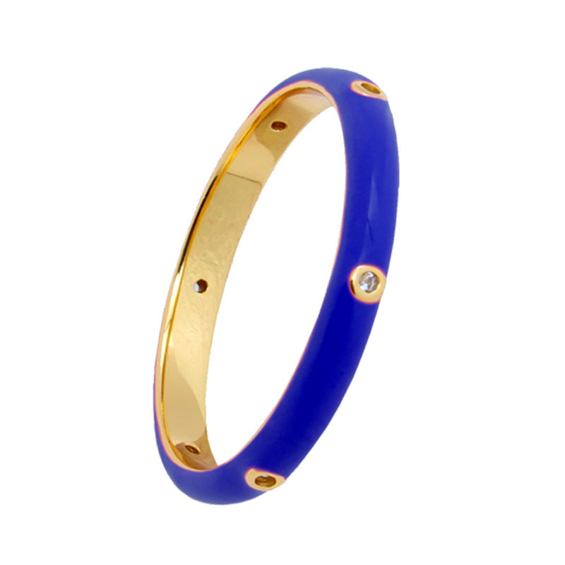 Arden Diamond Enamel Ring