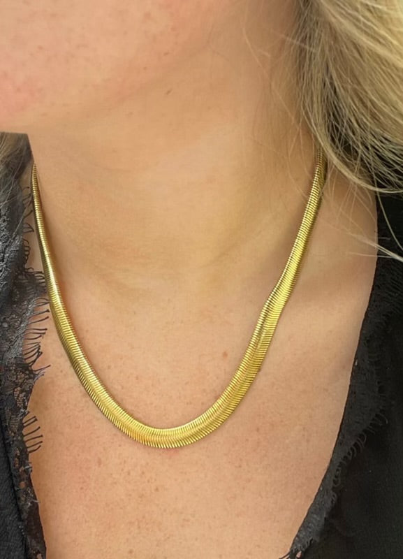 Gwen Herringbone Necklace