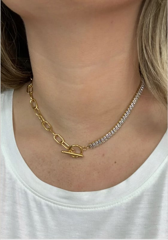 Diana Cubic Zarconia Necklace