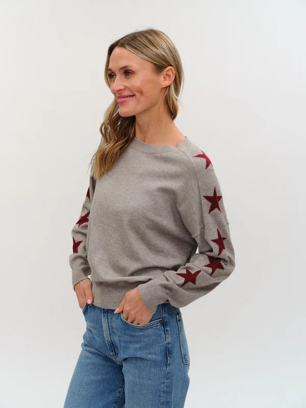 Star Sleeve Crewneck