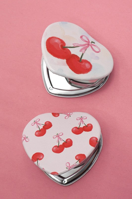 Travel Pocket Compact Handheld Bow Mirror