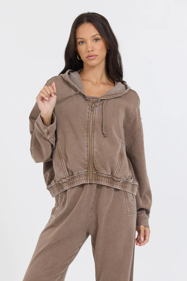 French Terry Mocha Lounge Set