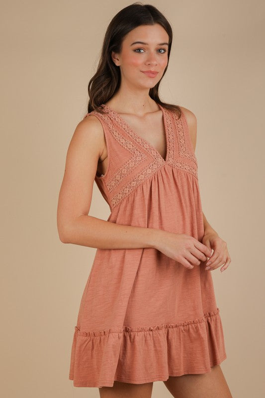 Rust Knit Dress