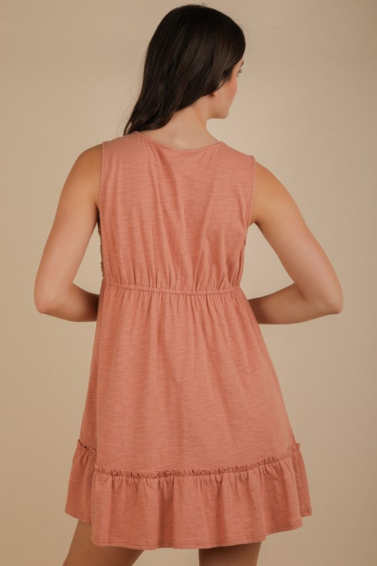 Rust Knit Dress