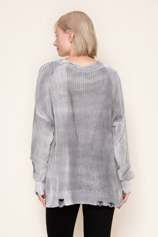 Button Front Cardigan Sweater
