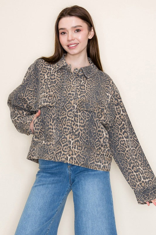 Leopard Print Jacket