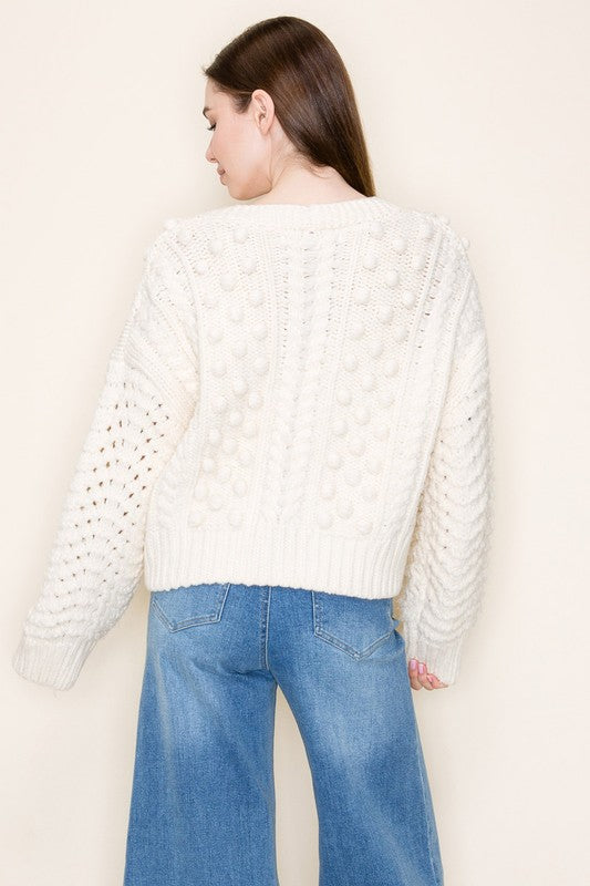 Long Sleeve Solid Knit Cardigan