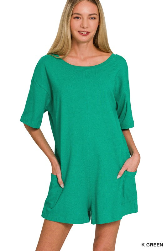 2-way Reversible Cotton Romper