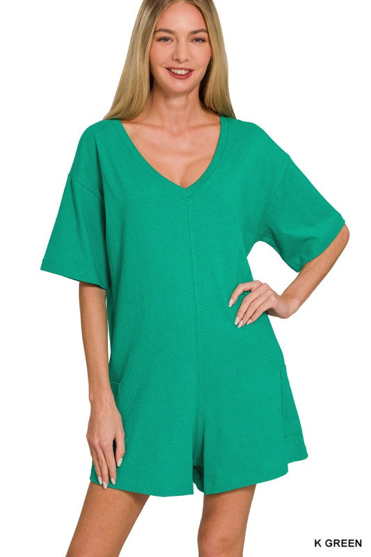2-way Reversible Cotton Romper