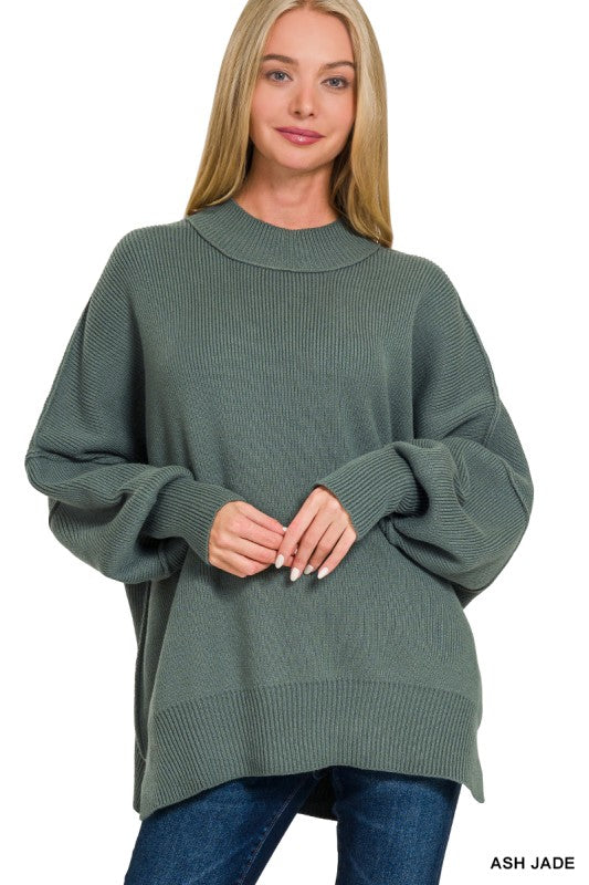 Thick Oversized Sweater - Dark Teal