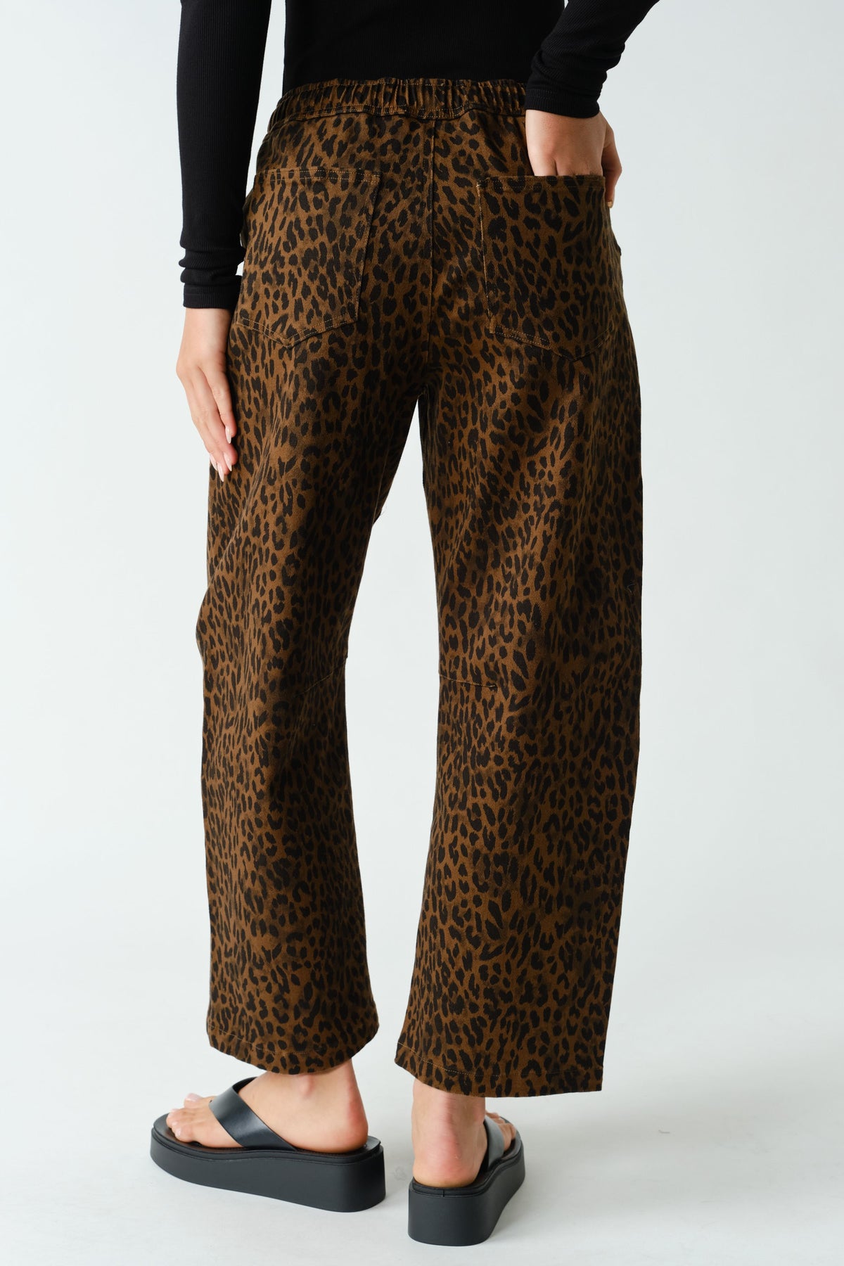 Leopard Wide Leg Pants