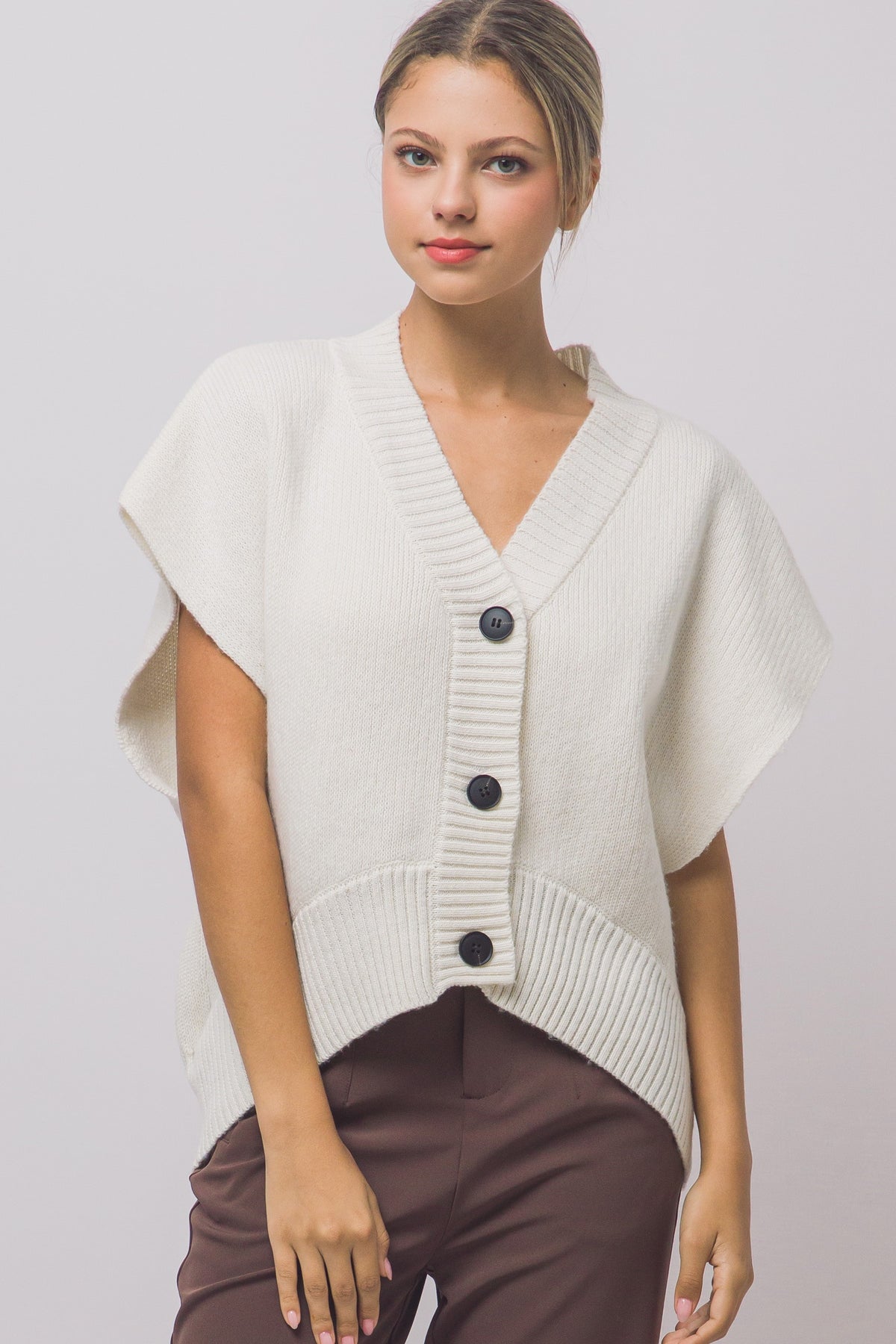Ivory Sweater Vest