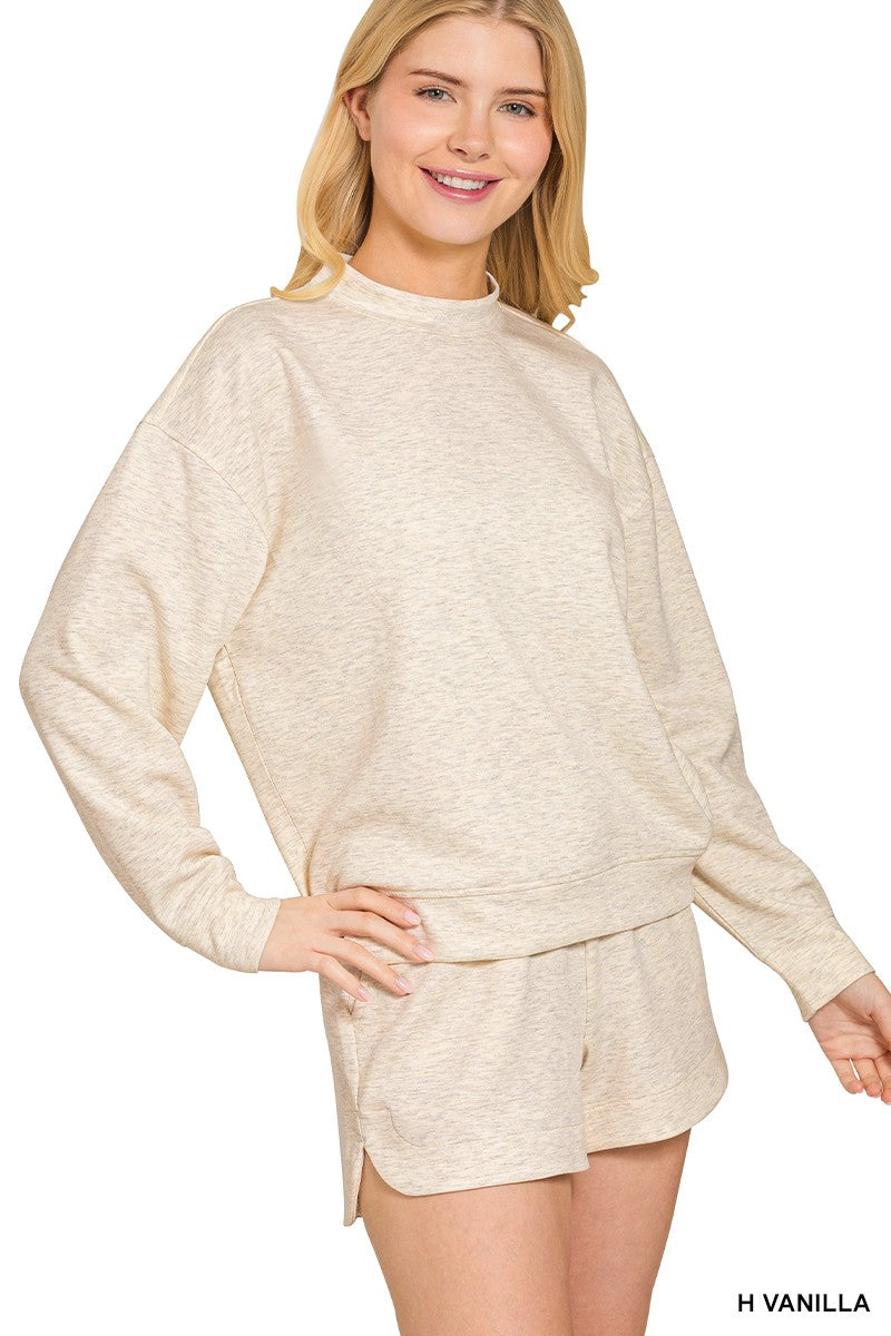Heather Vanilla Short Set