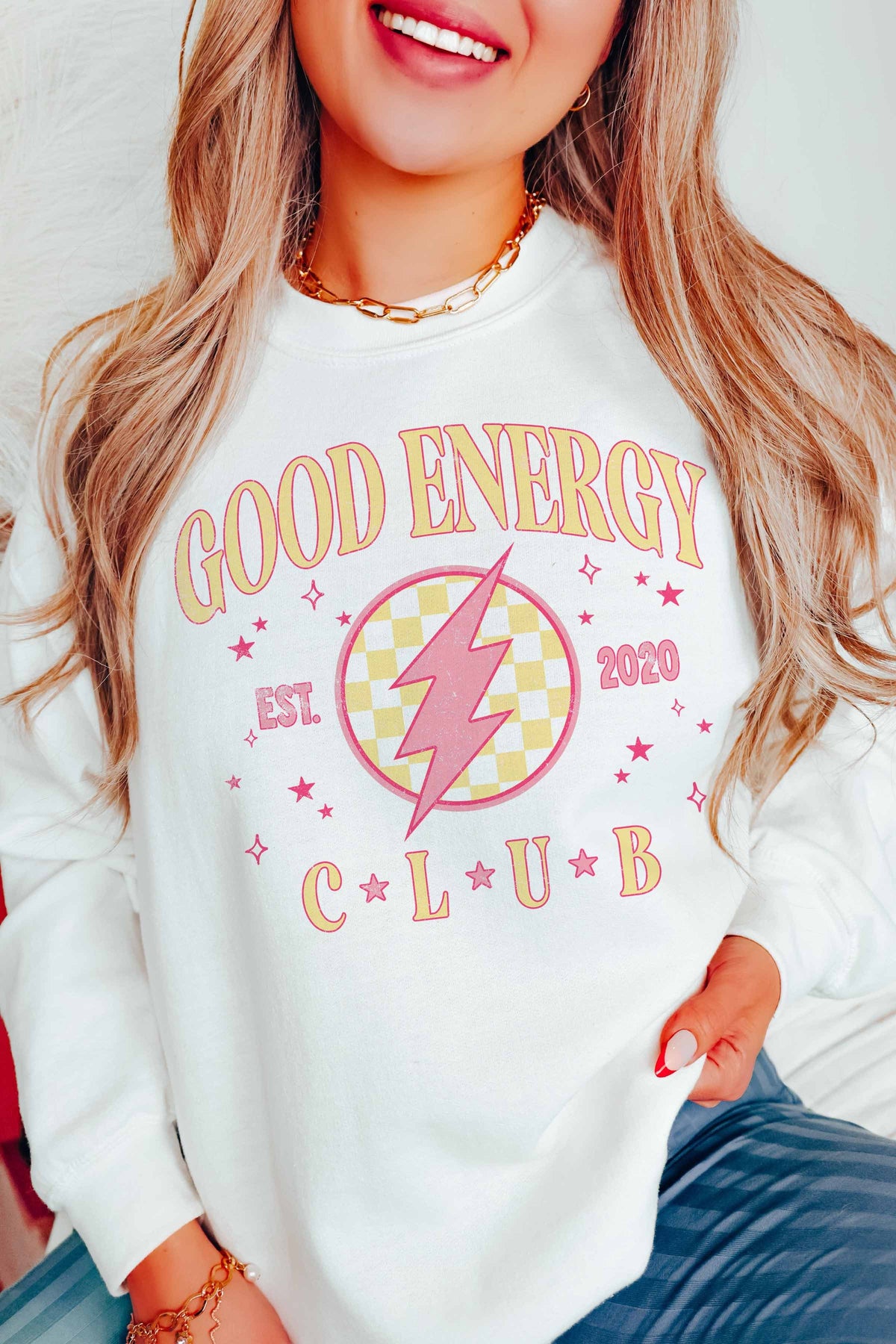 Good Energy Club Oversized Sweatshirt