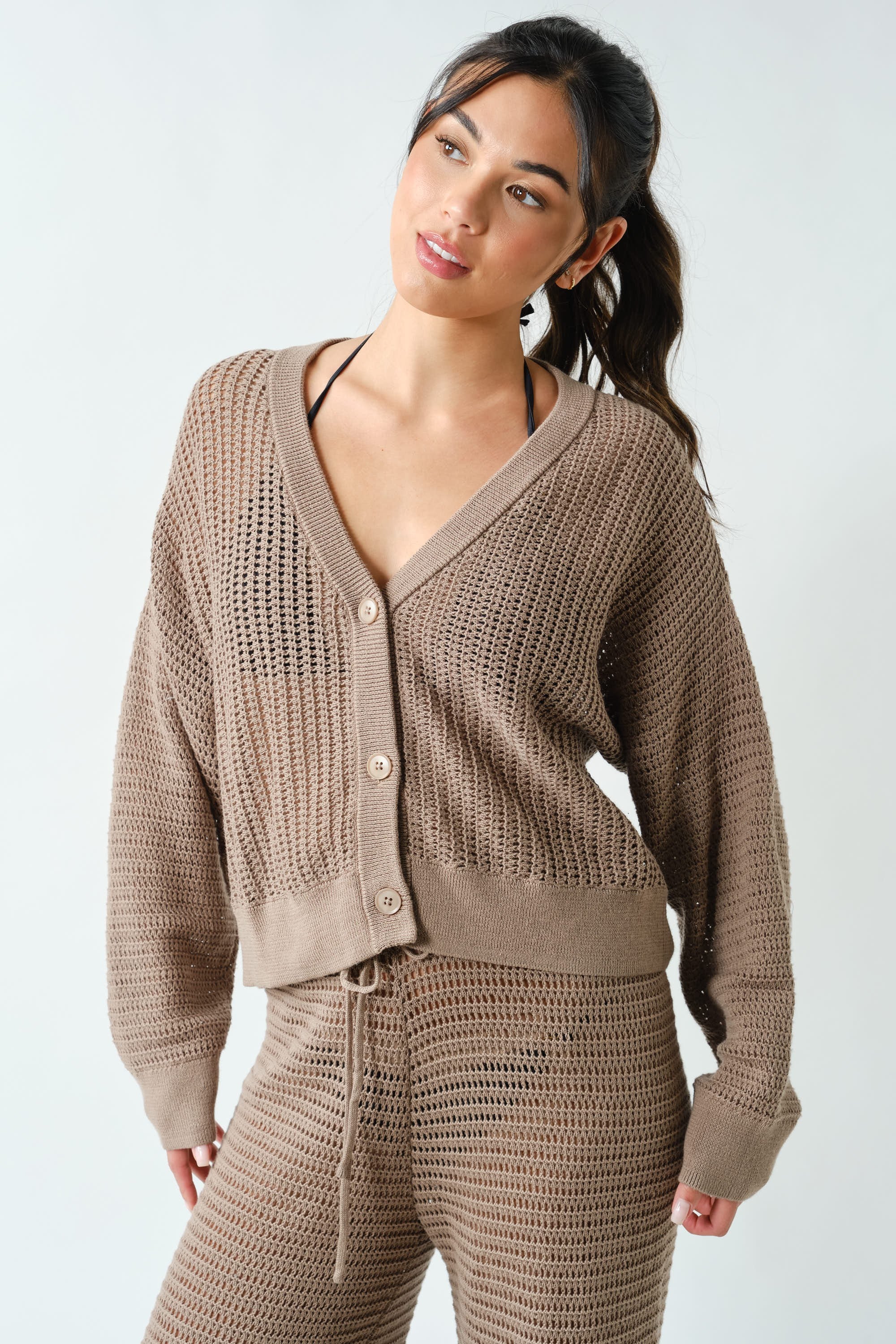 Coastal Crochet Knit Top