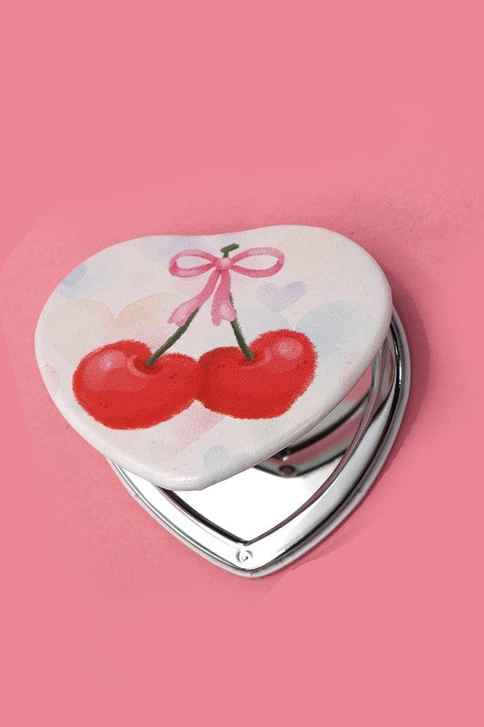 Travel Pocket Compact Handheld Bow Mirror