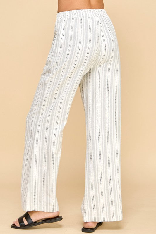 Striped Flare Pants