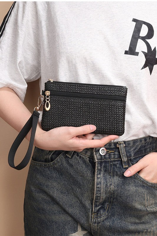 Boho Woven Wristlet