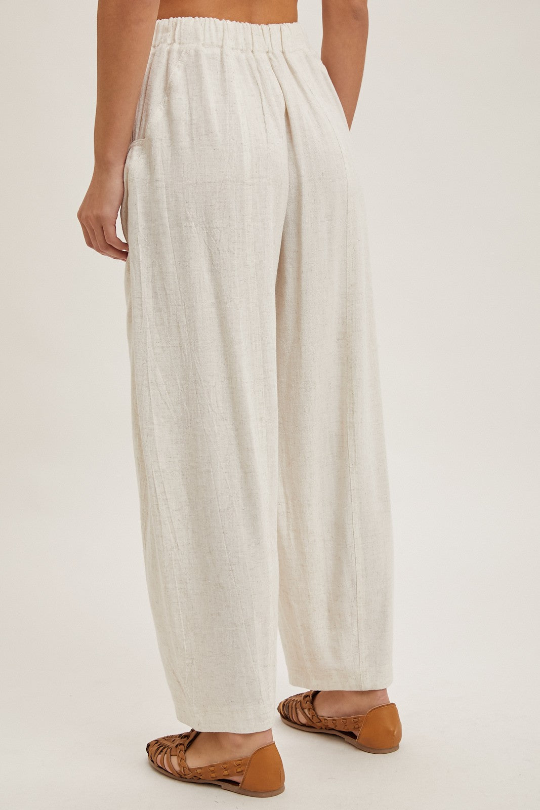 Oatmeal Relaxed Pull On Pants