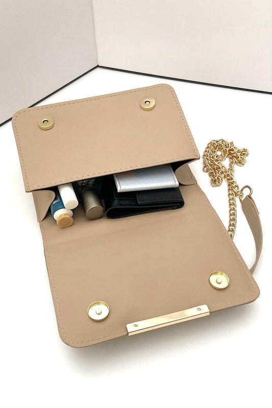 Vegan Leather Crossbody Bag