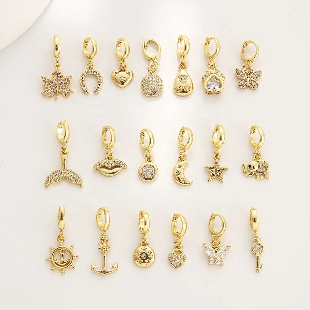 Symbolic Charms - Hinged Clasp