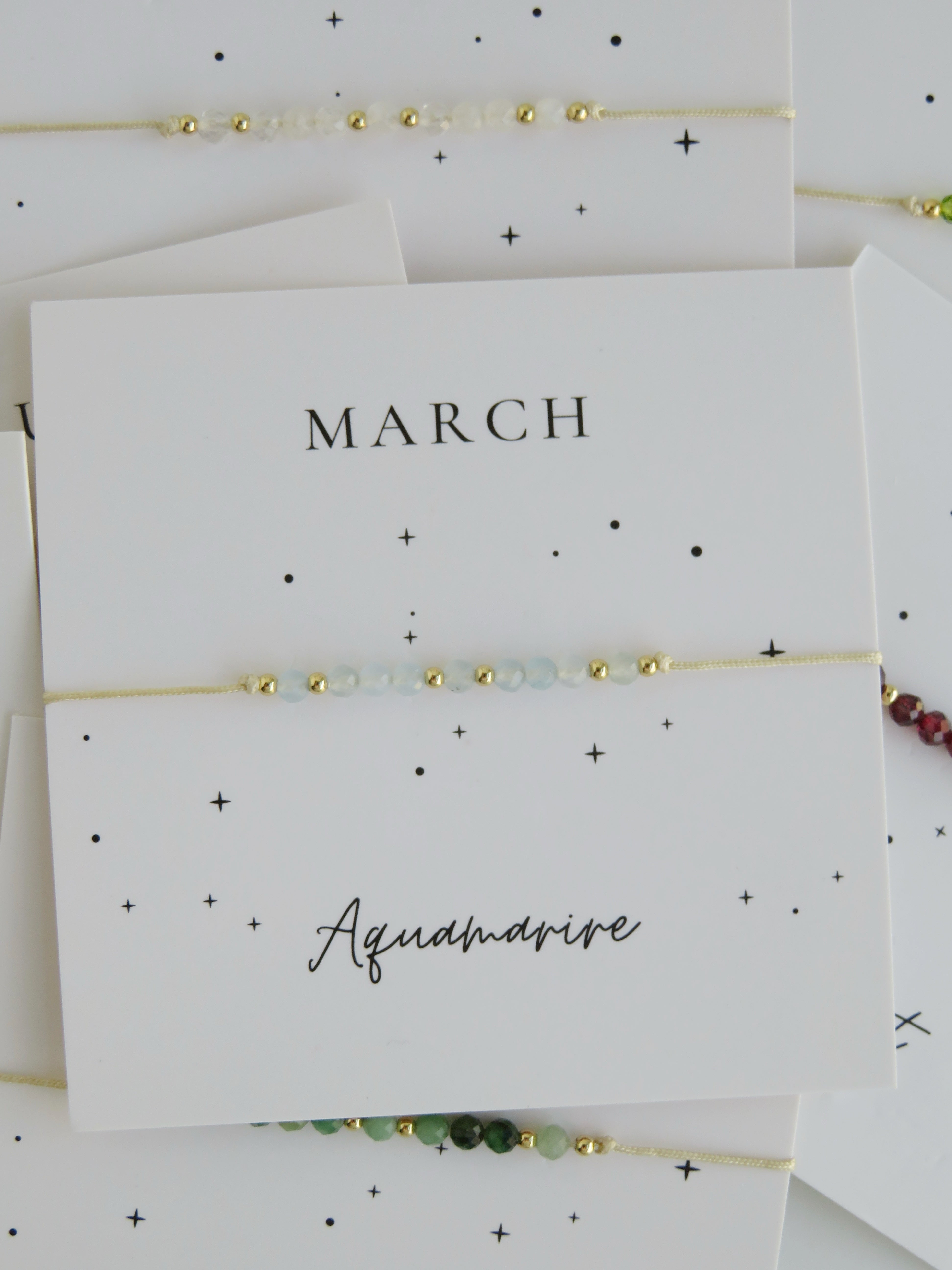 Crystal Birthstone Bracelets