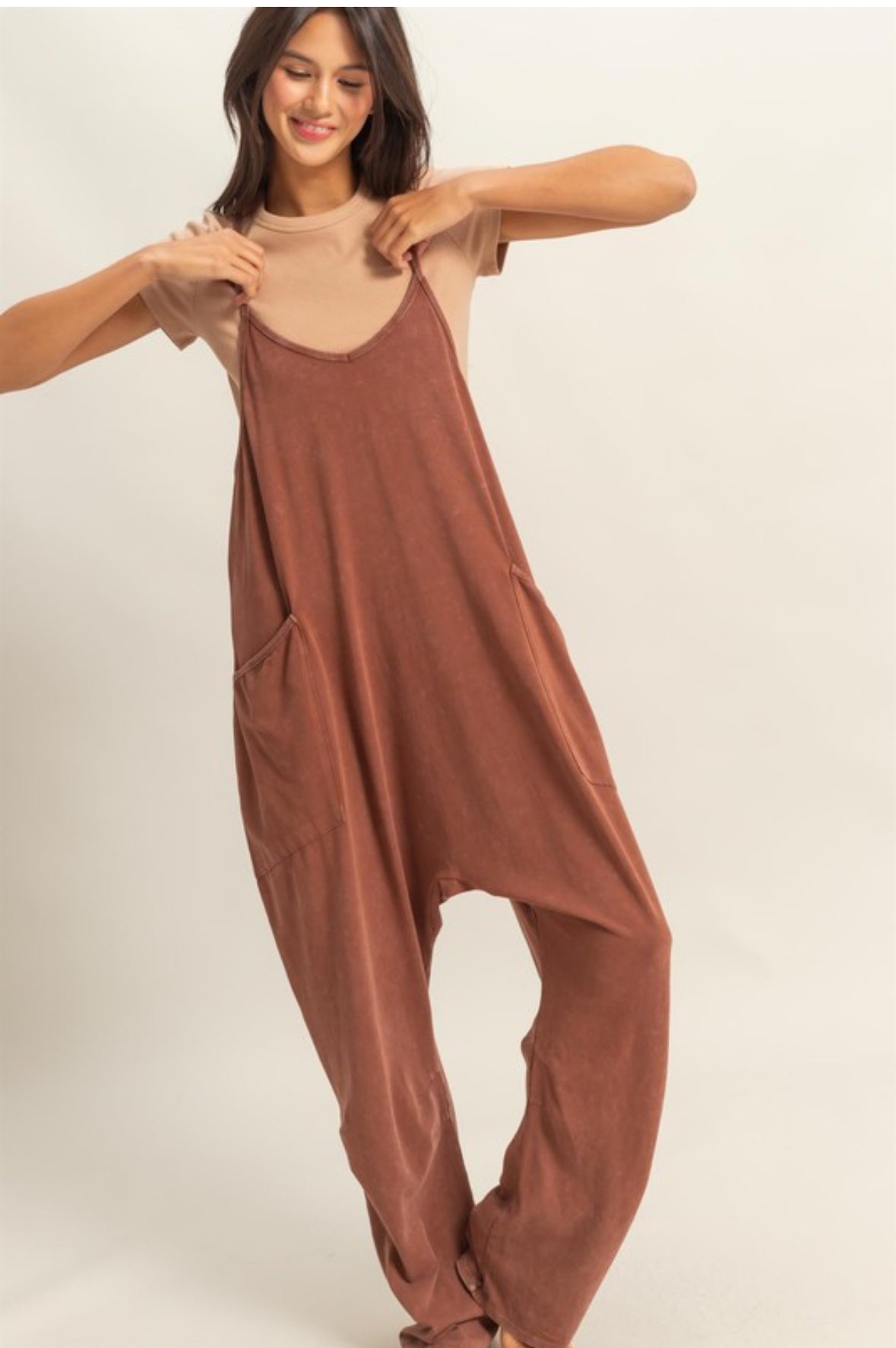 Chestnut Harem Jumpsuit
