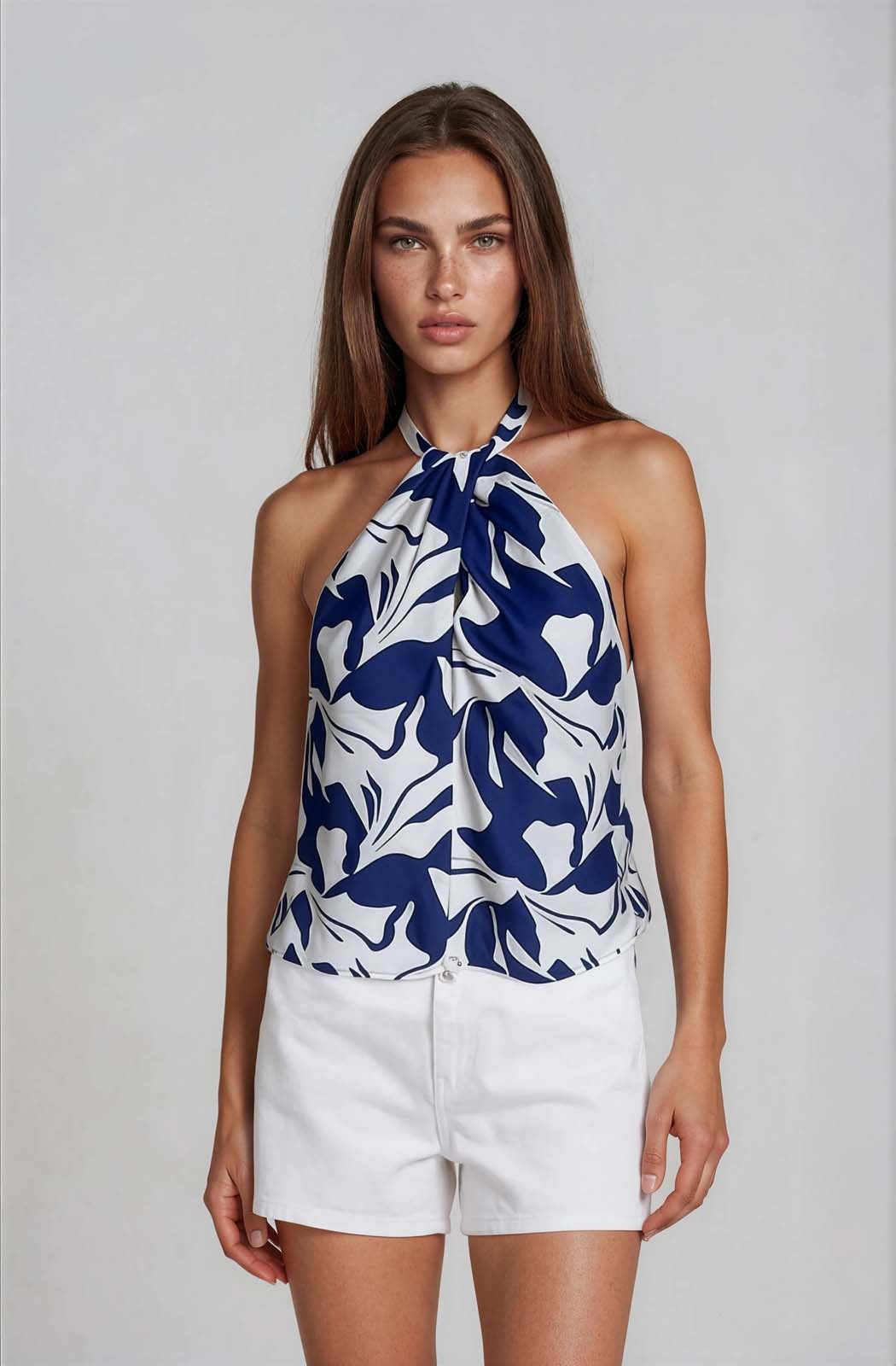 Sleeveless Halter Top