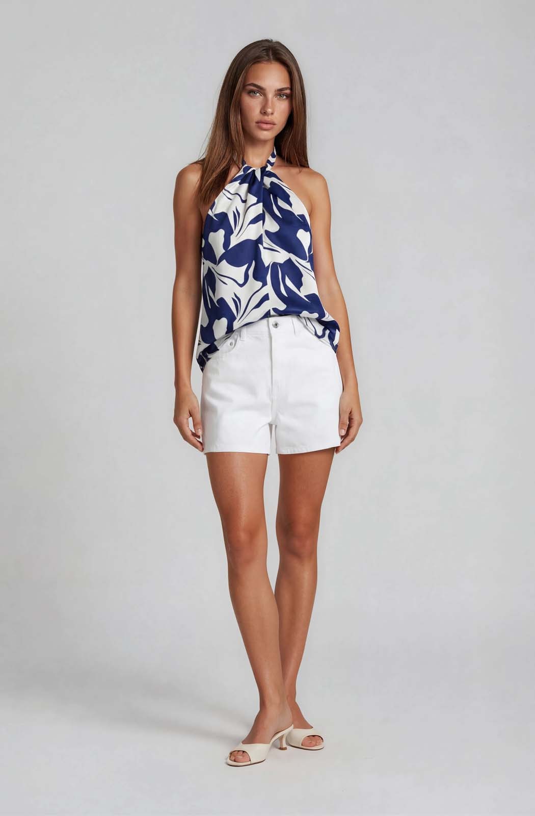 Sleeveless Halter Top