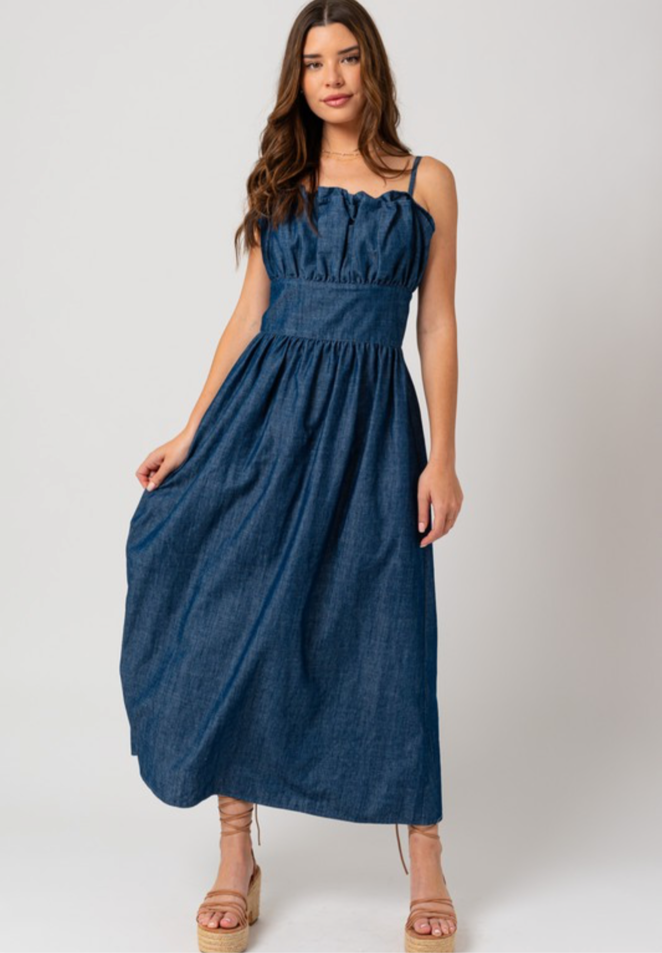 Denim Maxi Dress