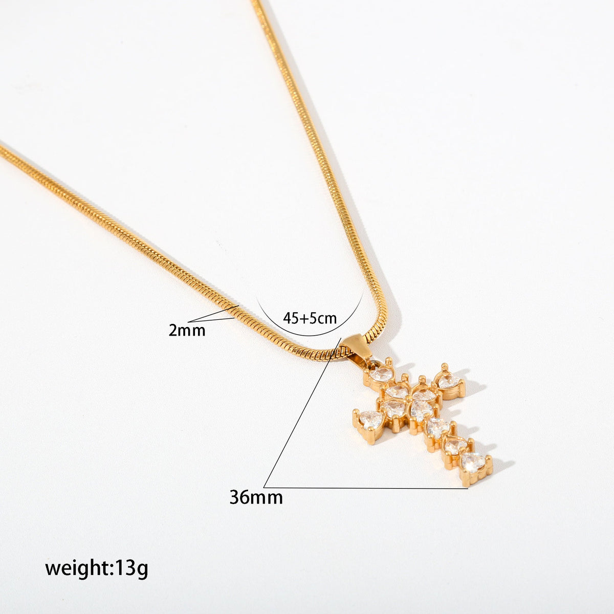 Holy Cross Necklace Stack