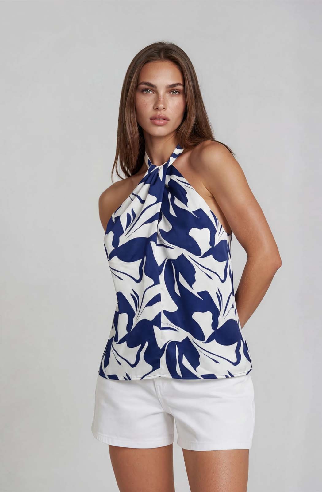 Sleeveless Halter Top