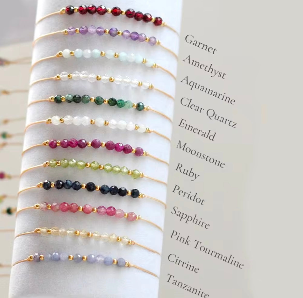 Crystal Birthstone Bracelet