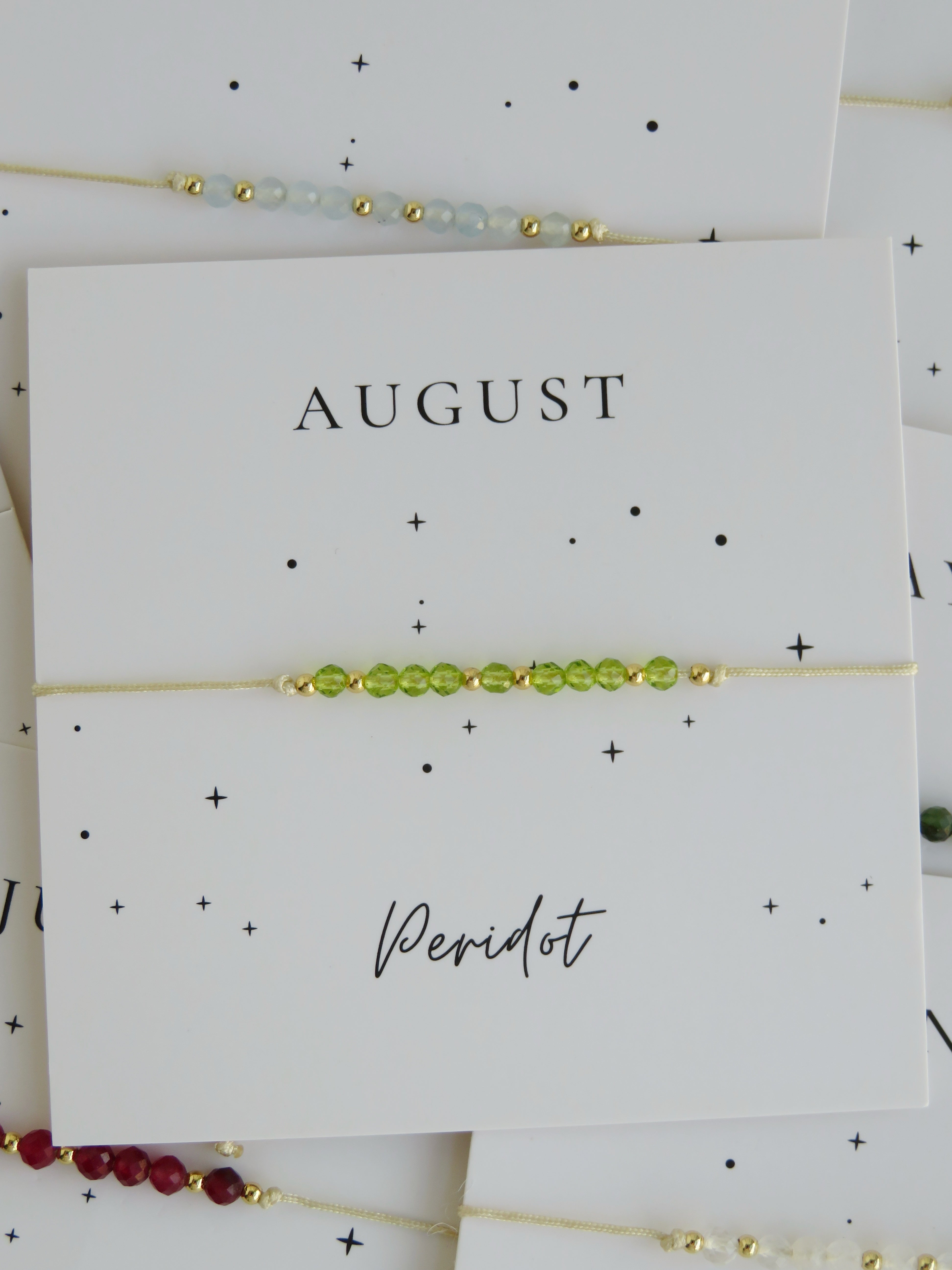 Crystal Birthstone Bracelets