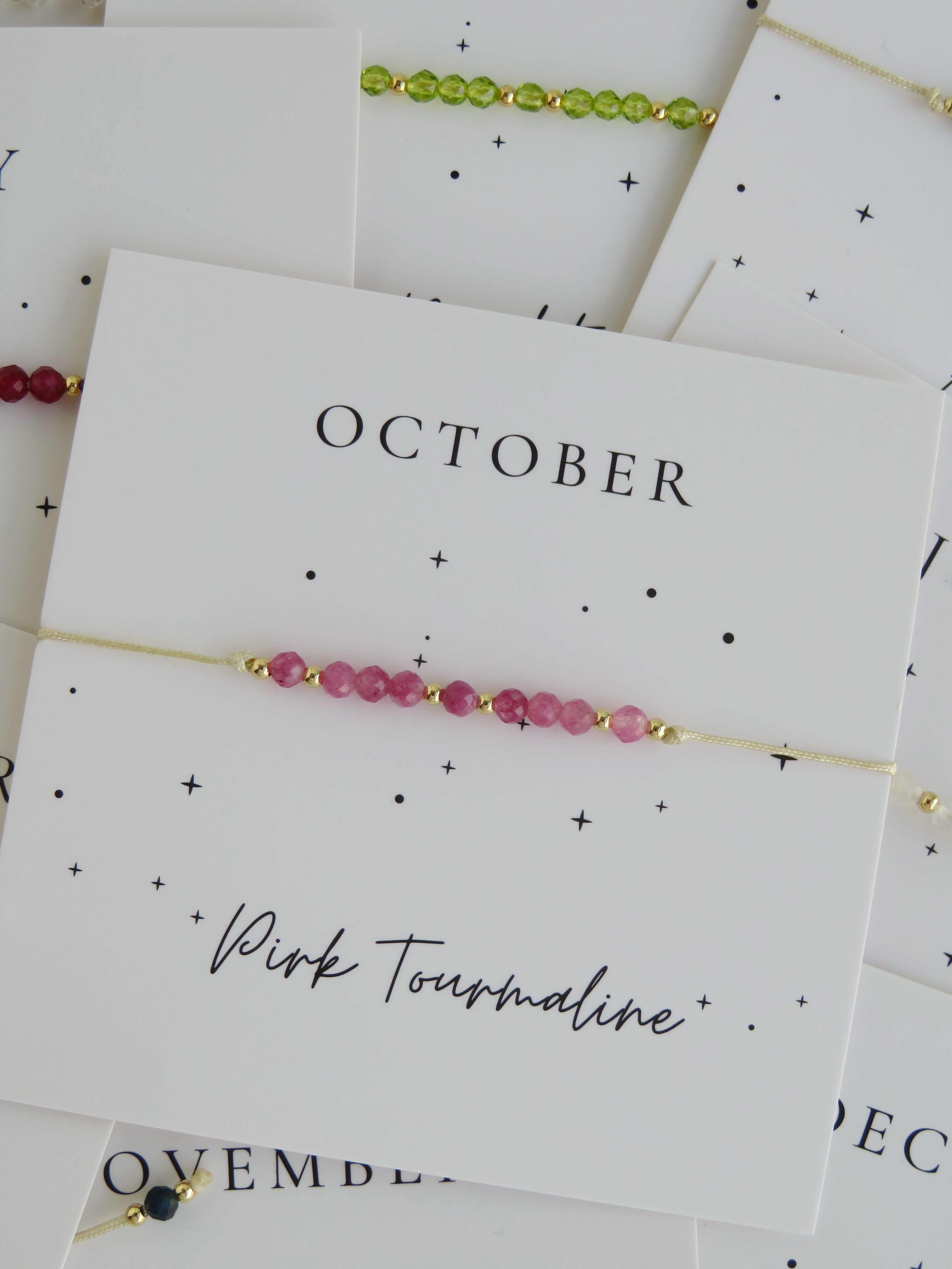 Crystal Birthstone Bracelets