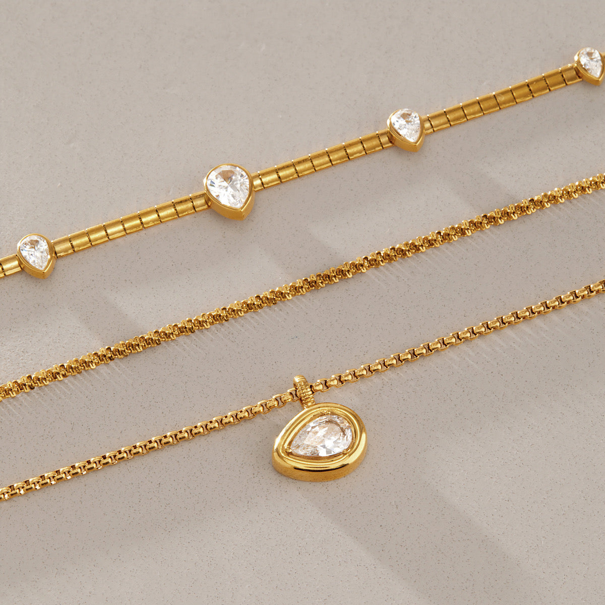 Ulla Diamond Layering Necklaces