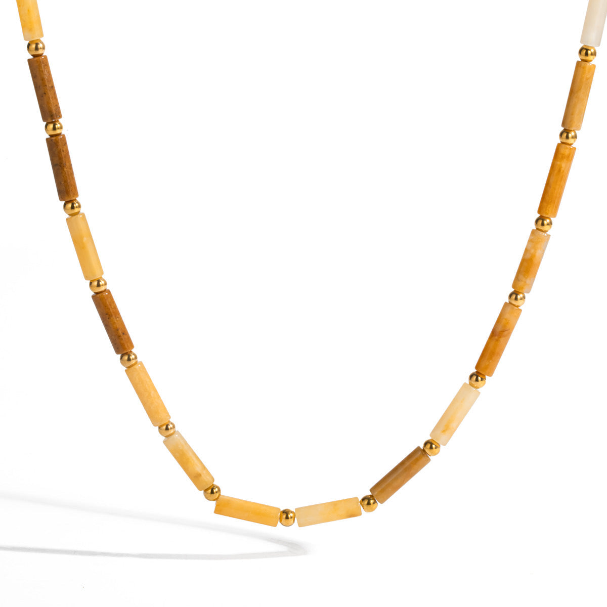 Cali Beaded Tube Necklace