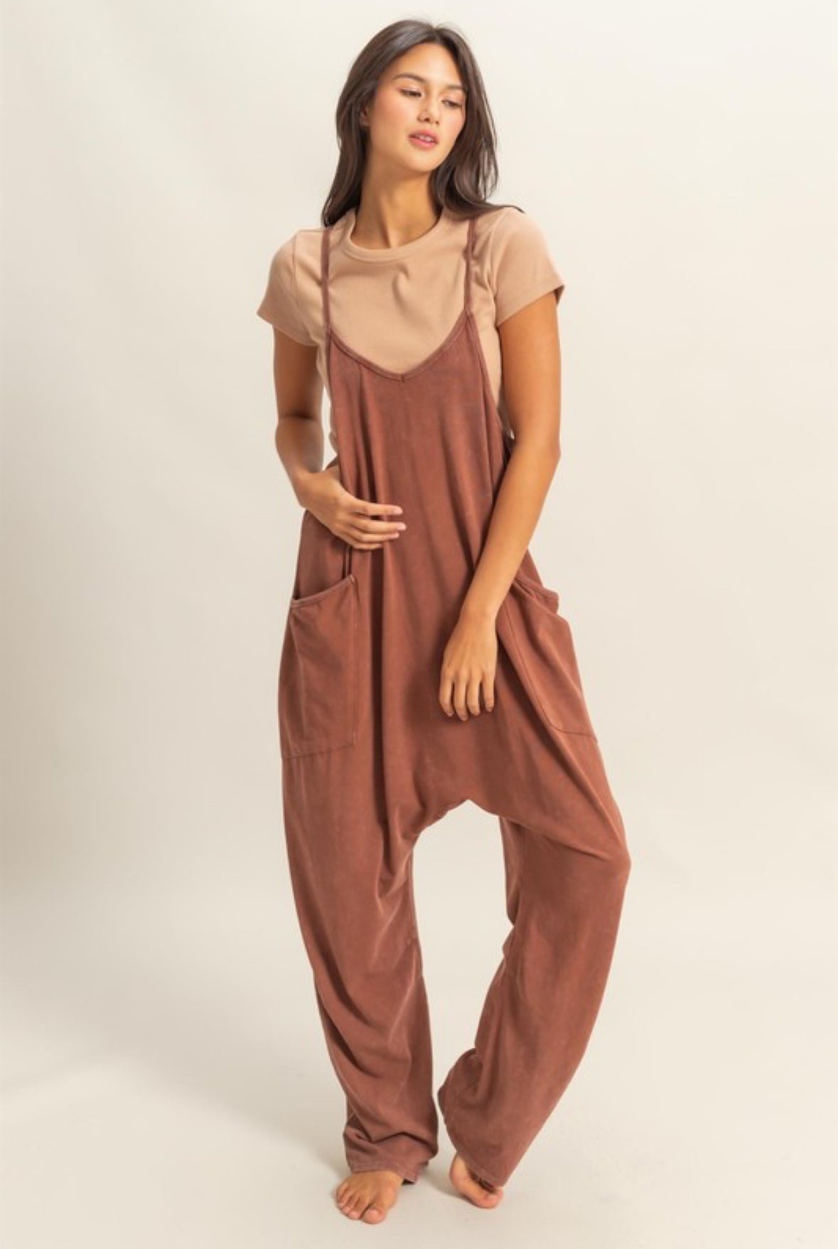 Chestnut Harem Jumpsuit