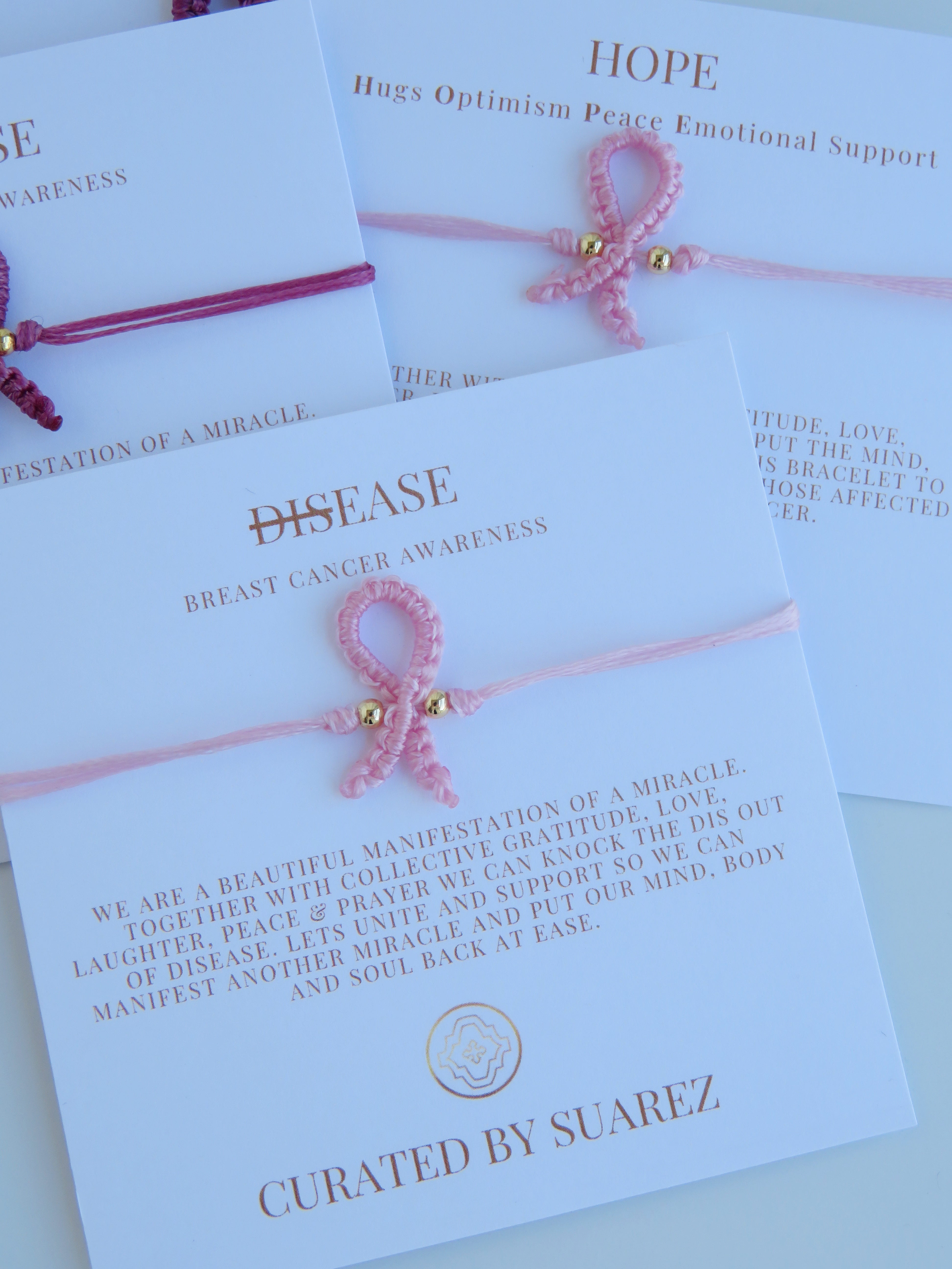 Breast Cancer Awareness Bracelets
