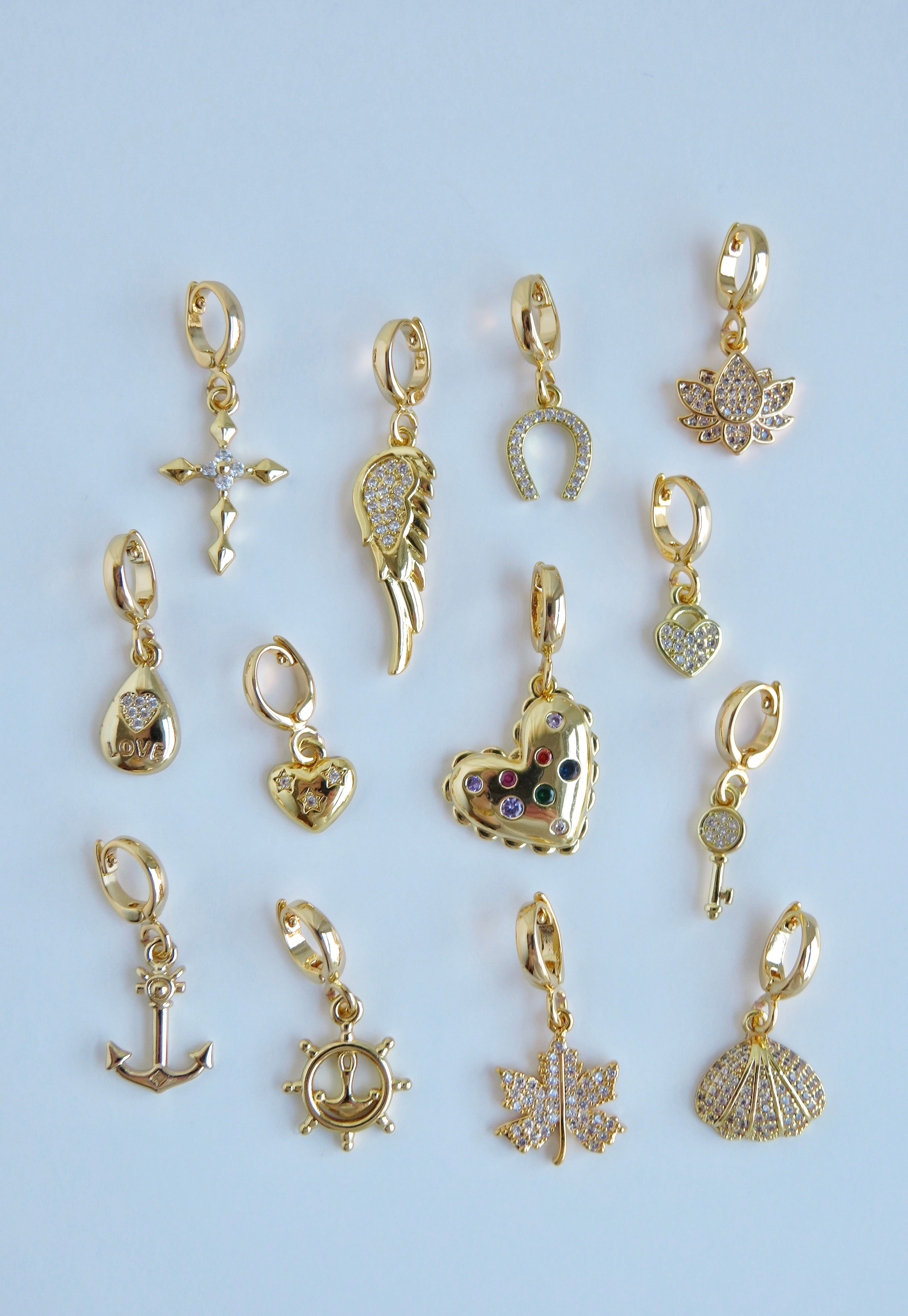 Symbolic Charms - Hinged Clasp