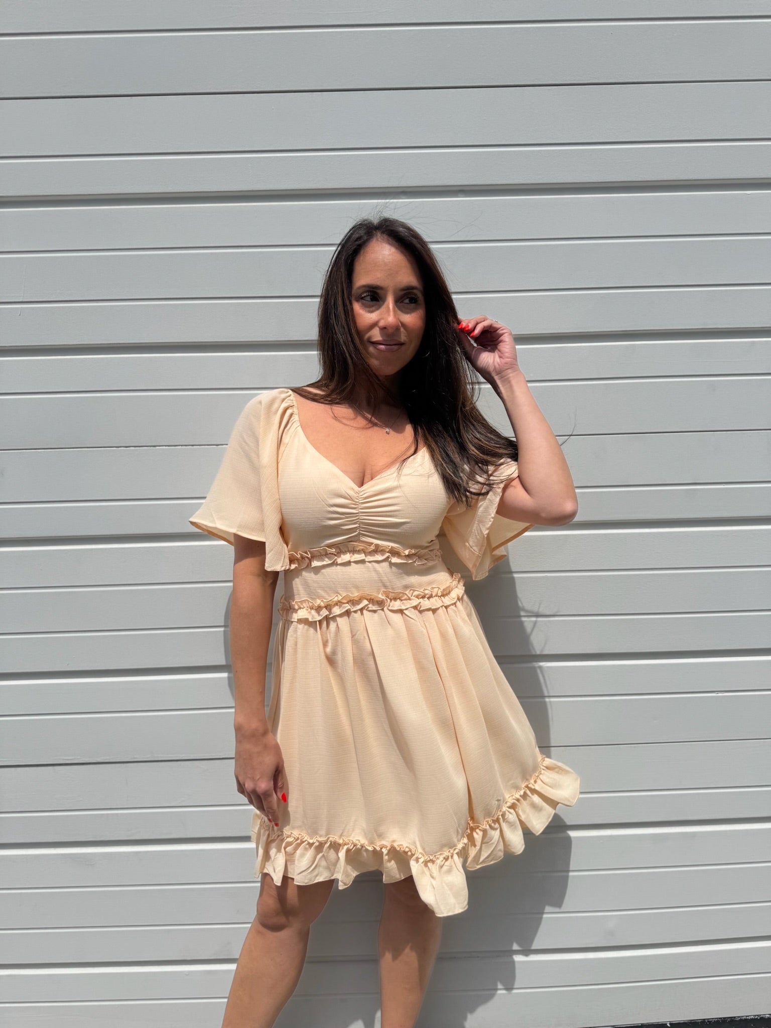 Buttercream Ruffle Dress