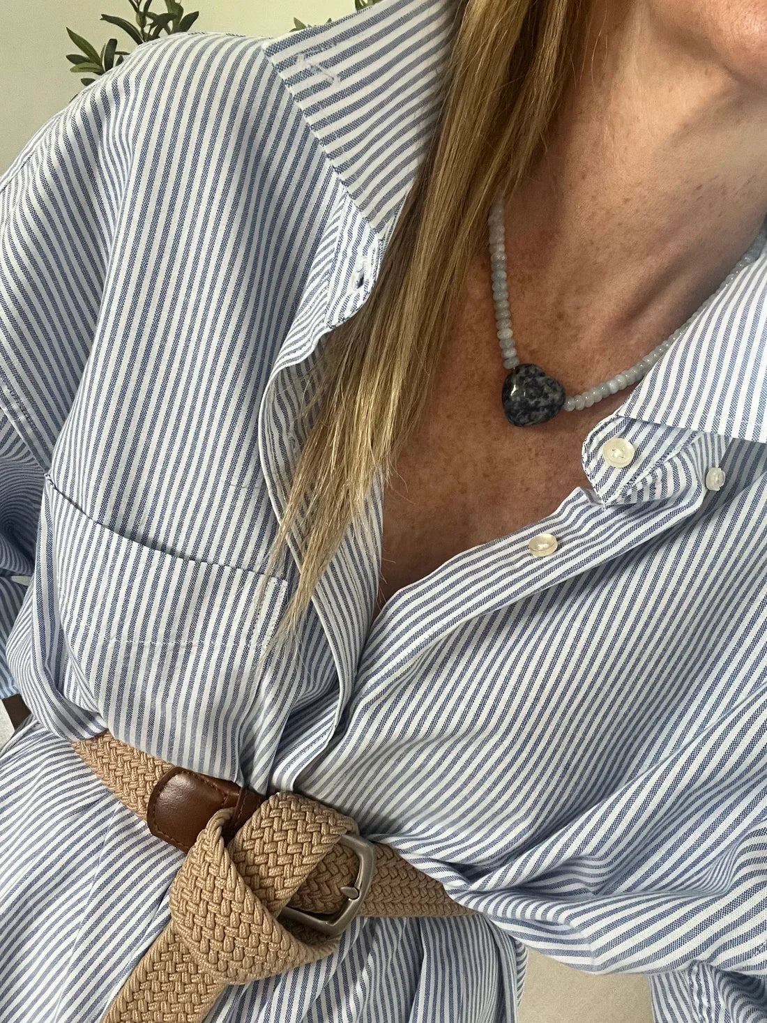 Sag Harbor Beaded Heart Necklace