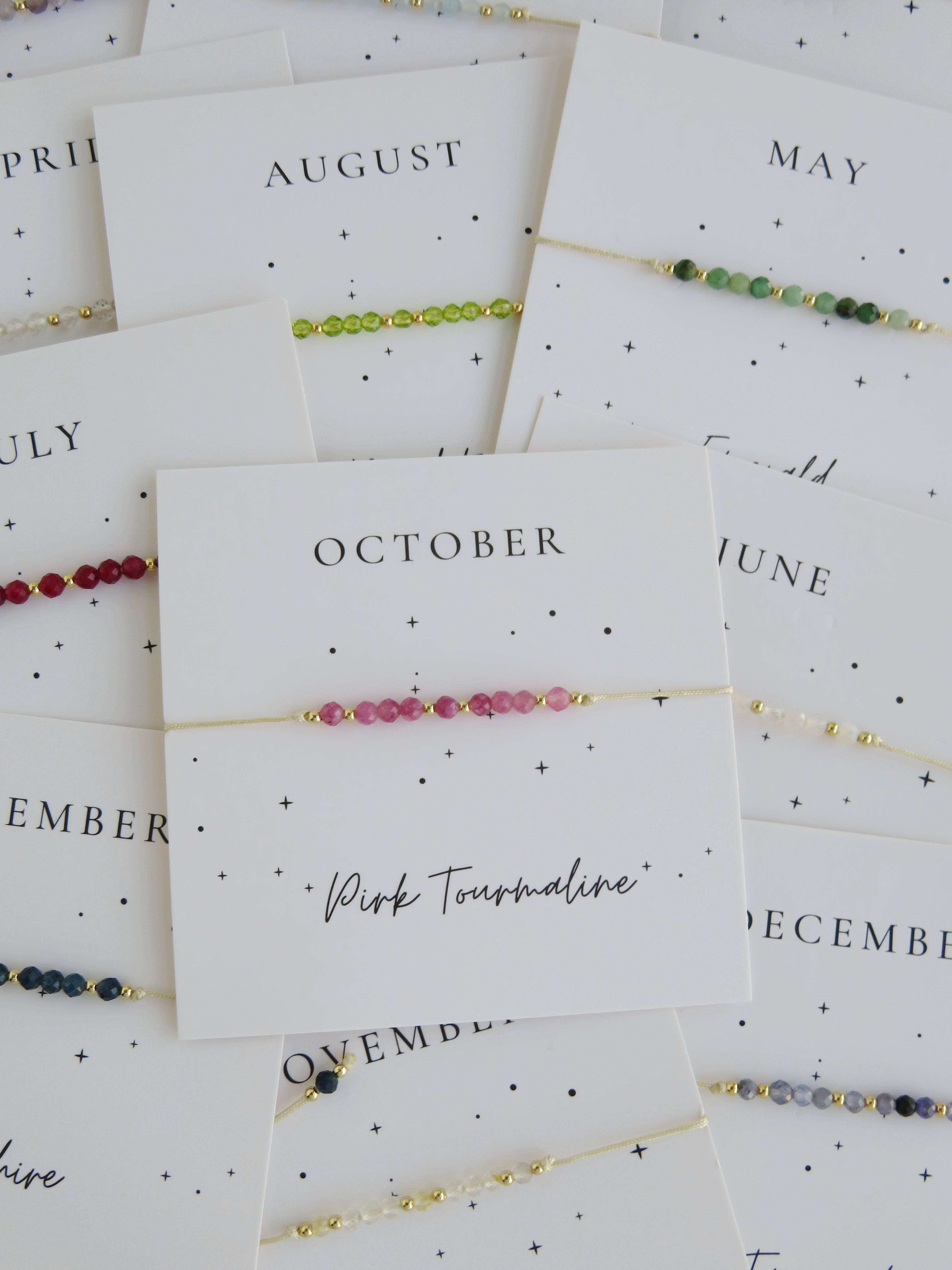 Crystal Birthstone Bracelets