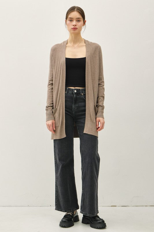 Soft  Essential Cardigan - Oatmeal