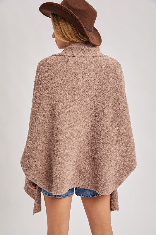 Blanket Wrap Knit Sweater Cardigan