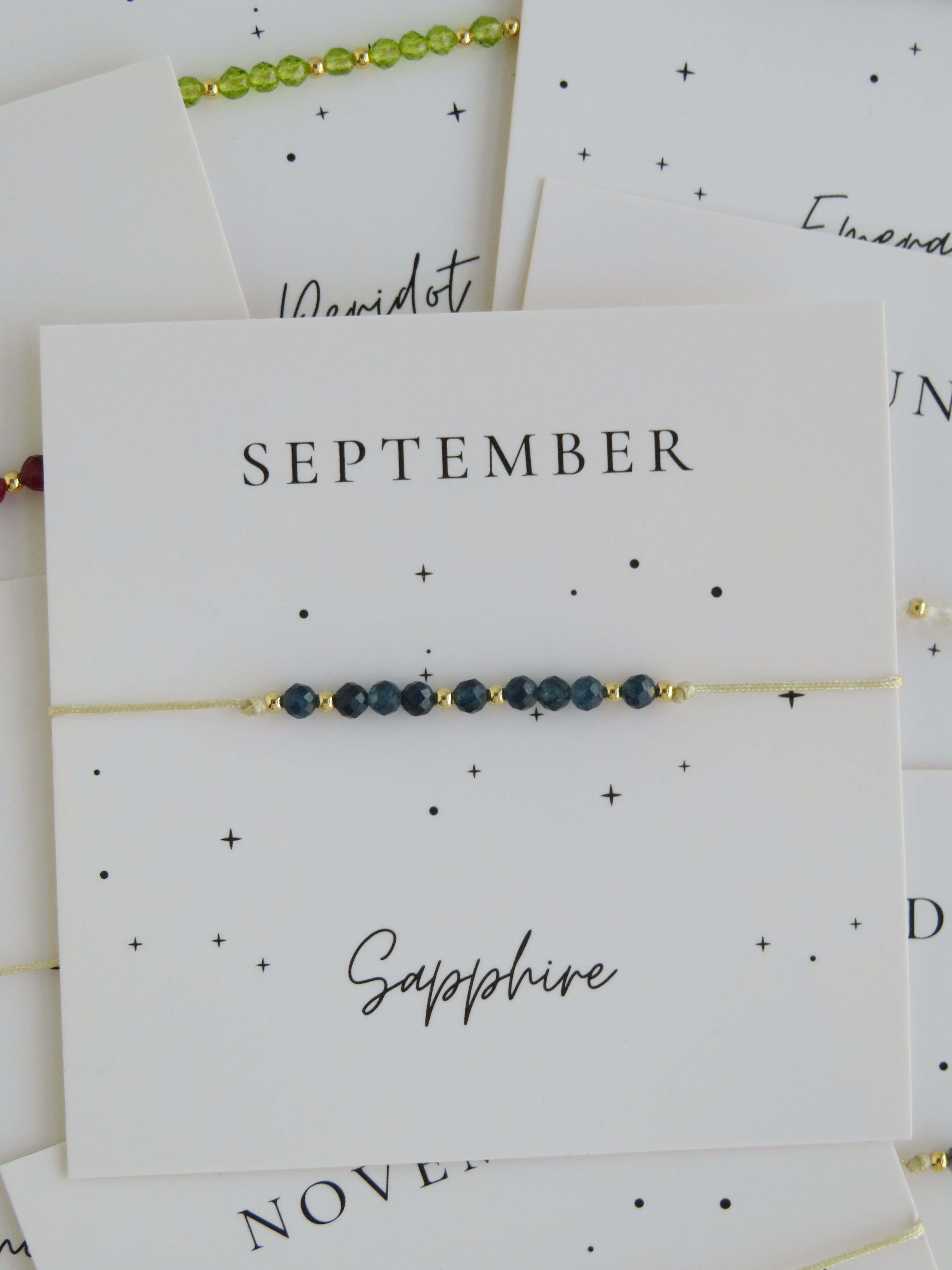 Crystal Birthstone Bracelets